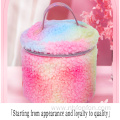 Women's makeup bag bucket shaped makeup bag